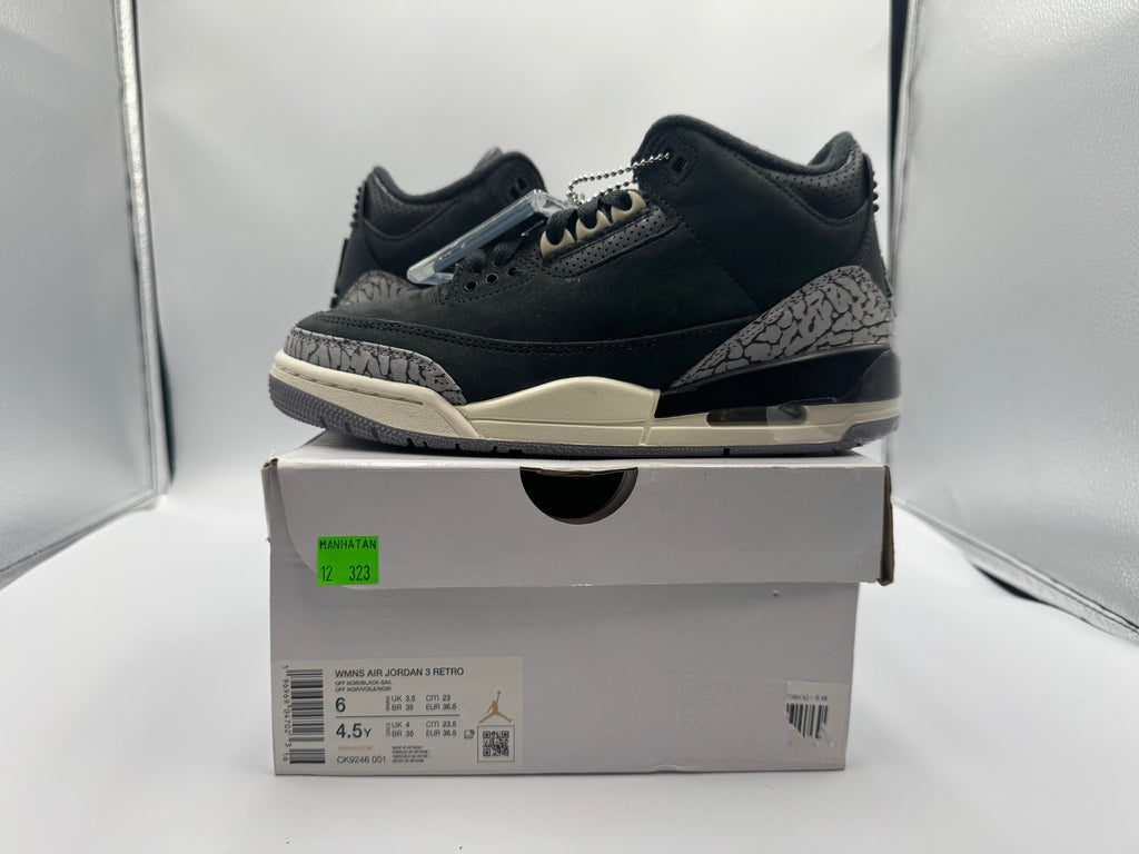 PRE OWNED Jordan 3 Retro Off Noir (Women's) Conditional