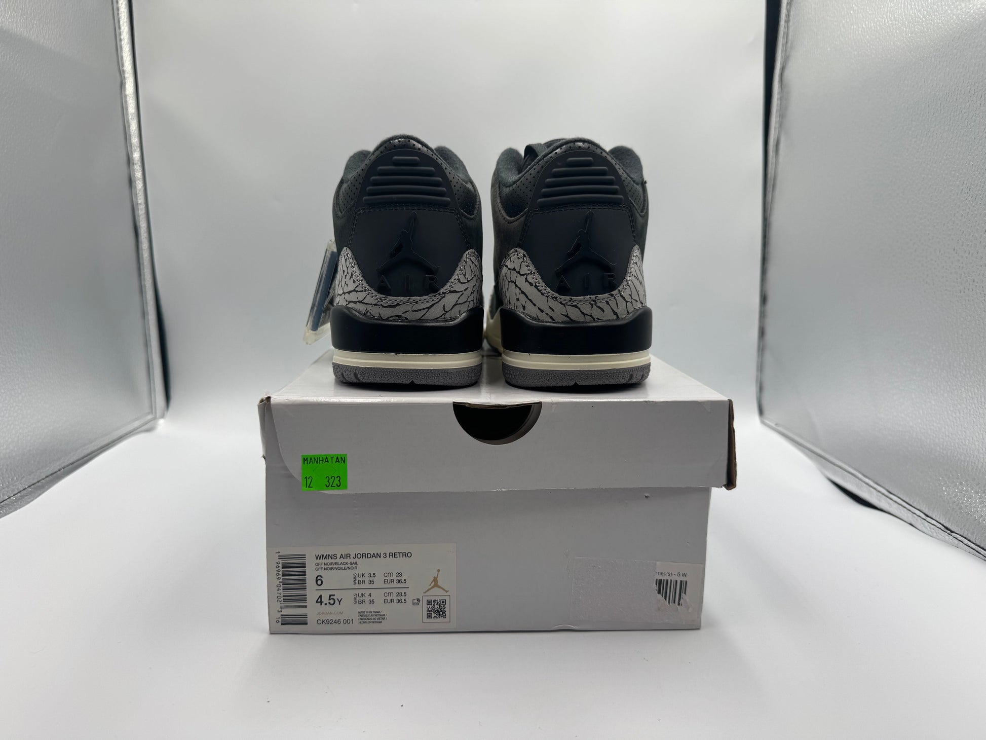 PRE OWNED Jordan 3 Retro Off Noir (Women's) Conditional