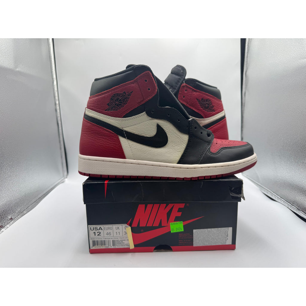 PRE OWNED Air Jordan Retro 1 "Bred Toe" Conditional
