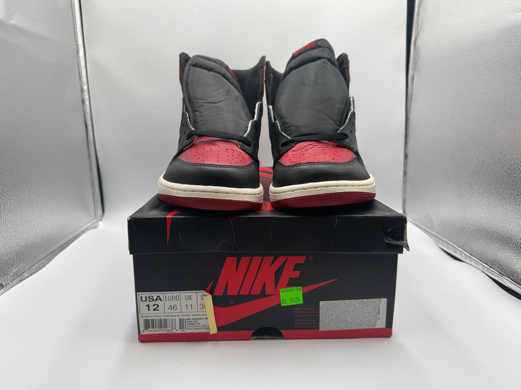 PRE OWNED Air Jordan Retro 1 "Bred Toe" Conditional