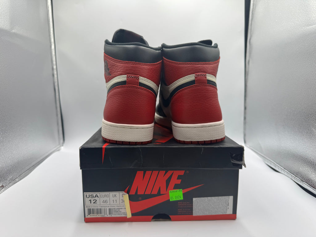 PRE OWNED Air Jordan Retro 1 "Bred Toe" Conditional