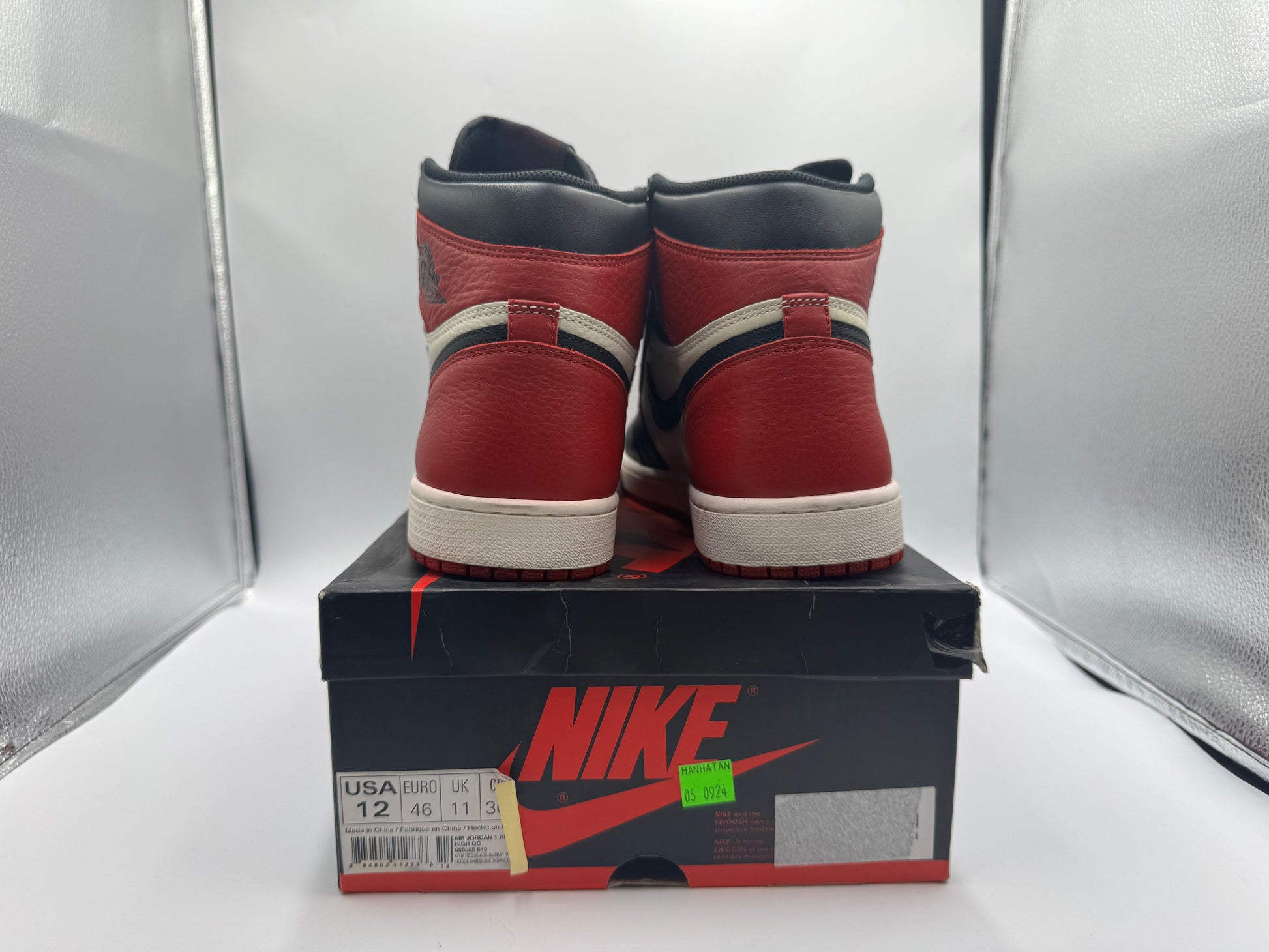 PRE OWNED Air Jordan Retro 1 "Bred Toe" Conditional