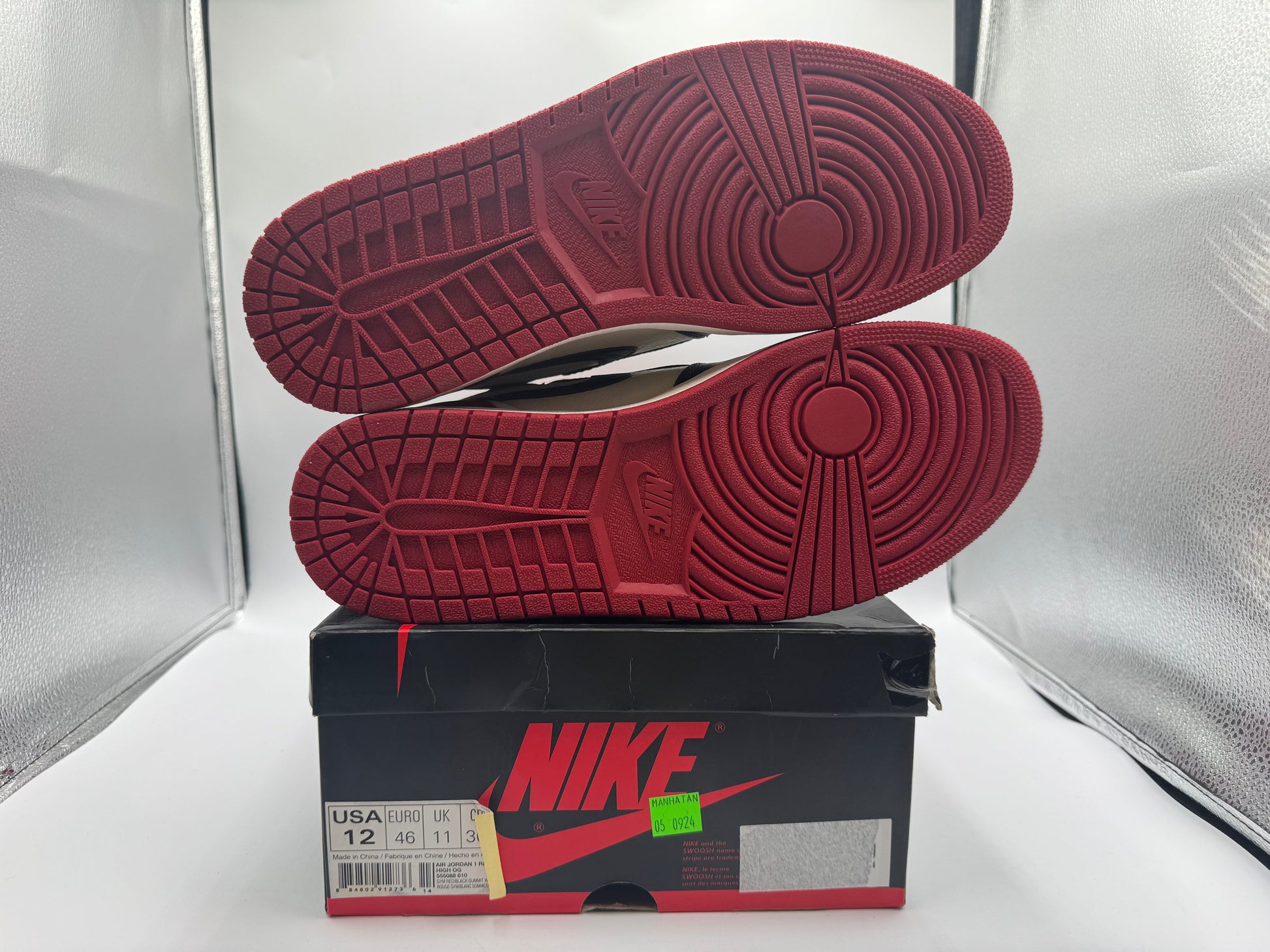 PRE OWNED Air Jordan Retro 1 "Bred Toe" Conditional