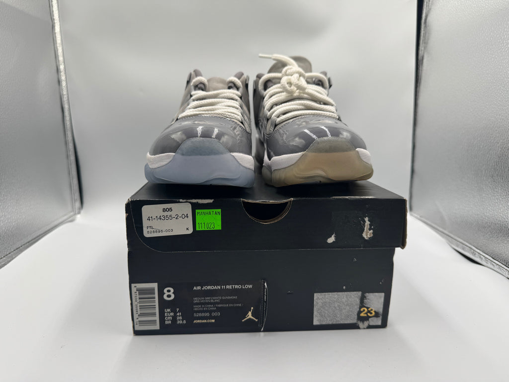 PRE OWNED Air Jordan Retro 11 Low "Cool Grey" Conditional