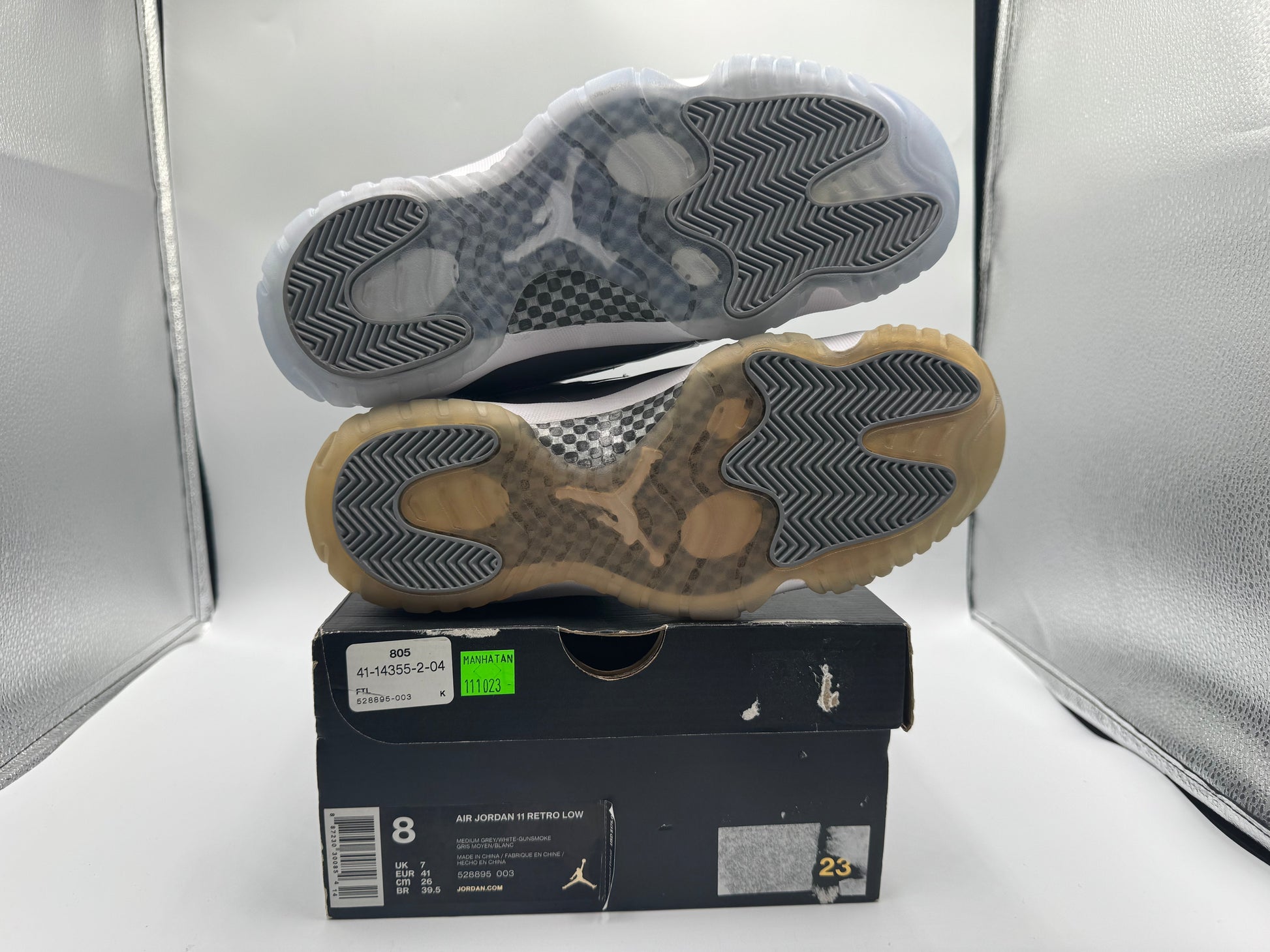 PRE OWNED Air Jordan Retro 11 Low "Cool Grey" Conditional