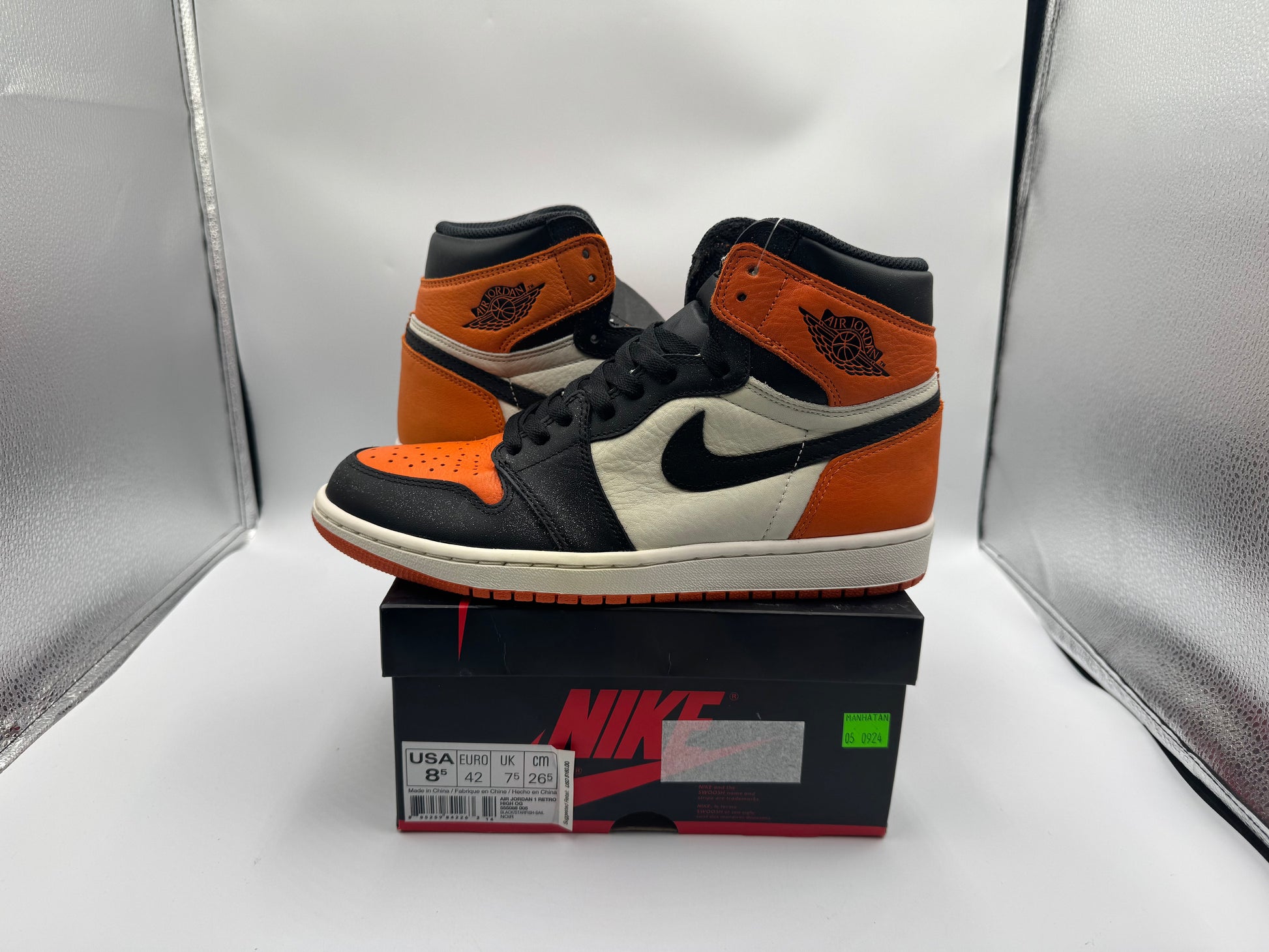 PRE OWNED Nike Air Jordan Retro 1 "Shattered Backboard" Conditional