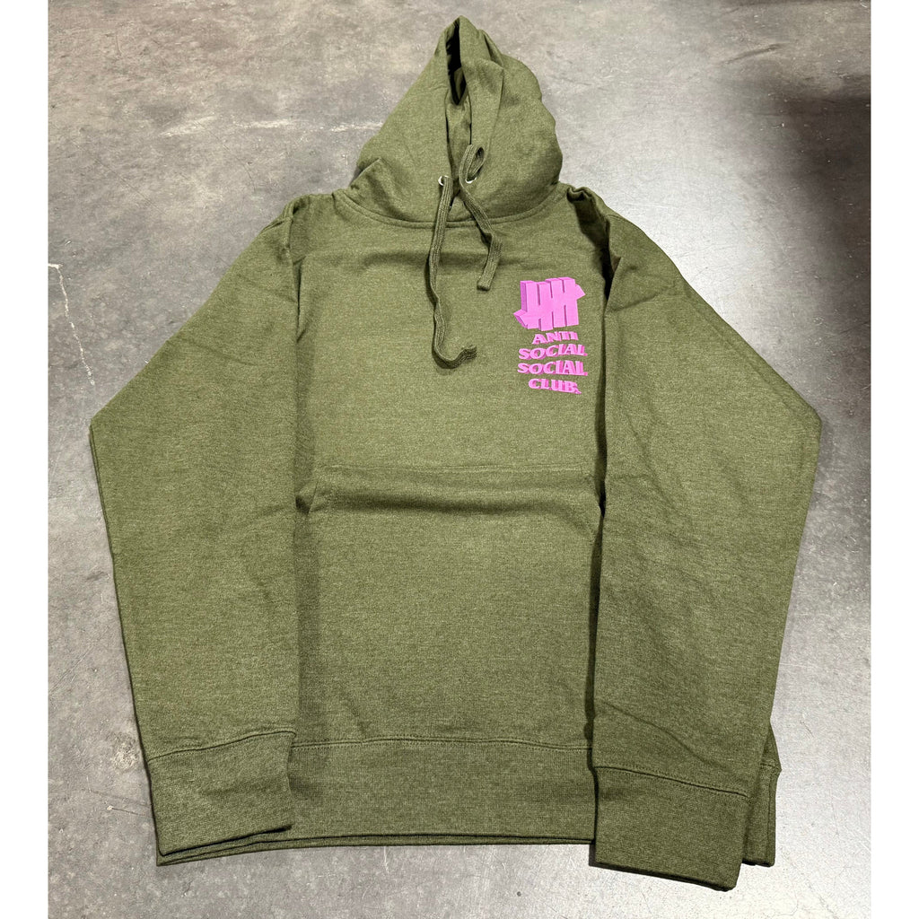 Anti Social Social Club x Undefeated Hoodie 'Green/Pink'