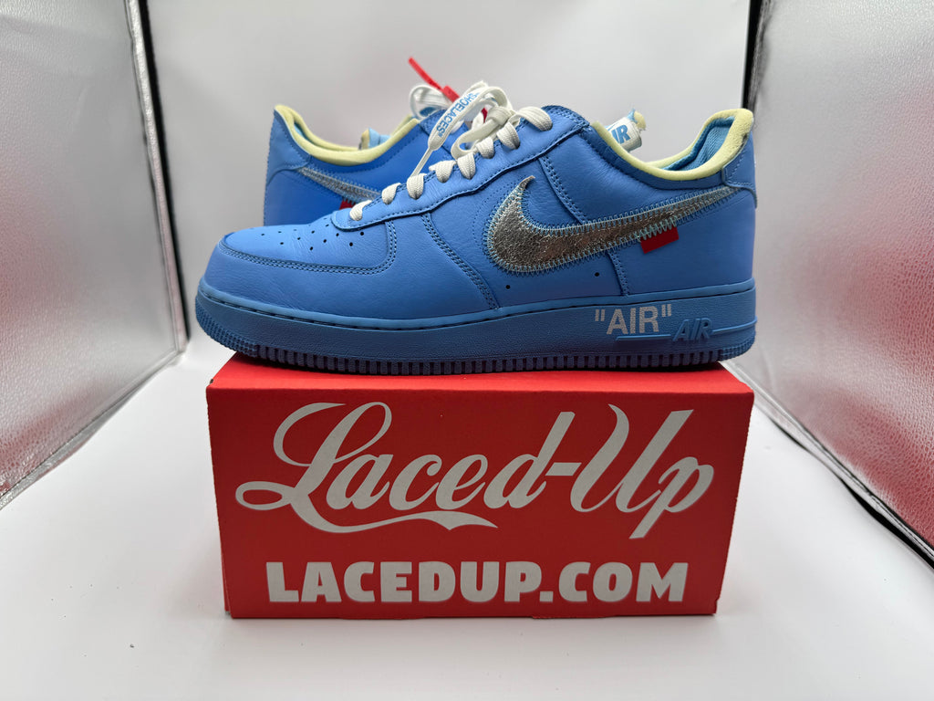 PRE OWNED Nike Air Force 1 Low Off-White MCA University Blue No Box