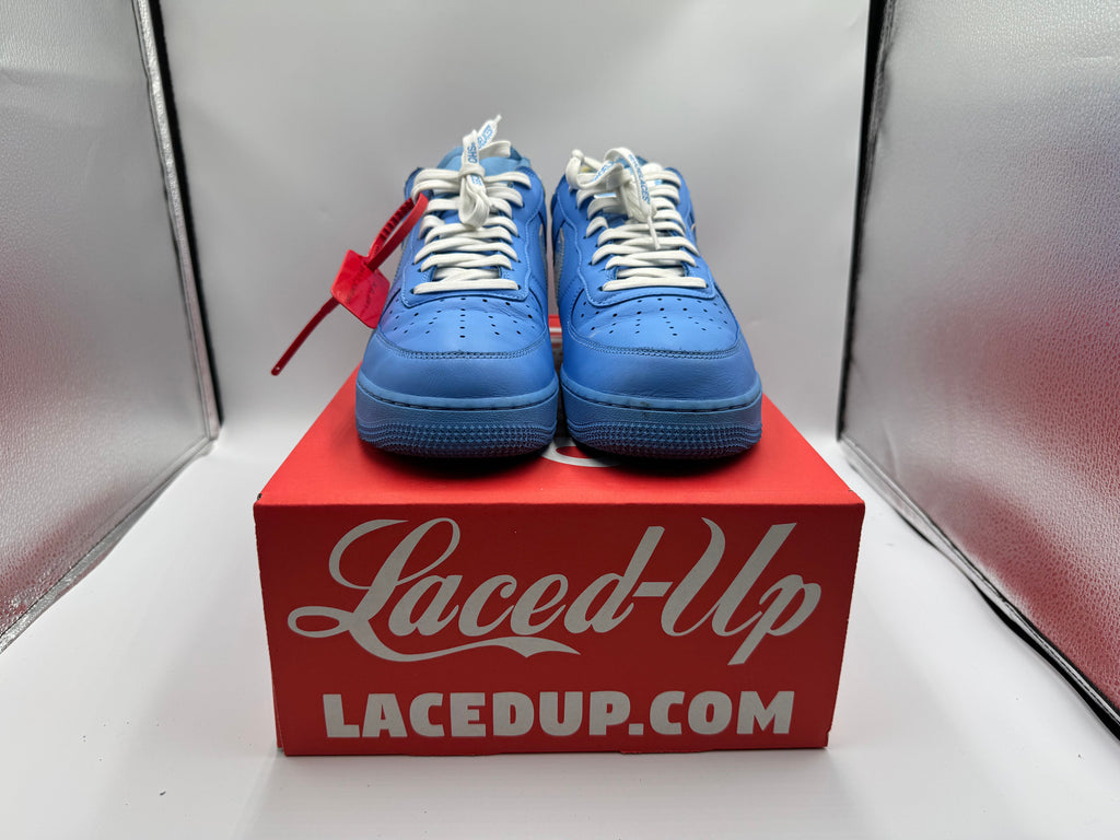 PRE OWNED Nike Air Force 1 Low Off-White MCA University Blue No Box