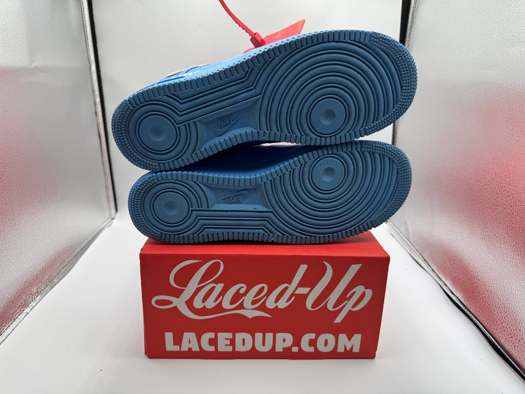 PRE OWNED Nike Air Force 1 Low Off-White MCA University Blue No Box