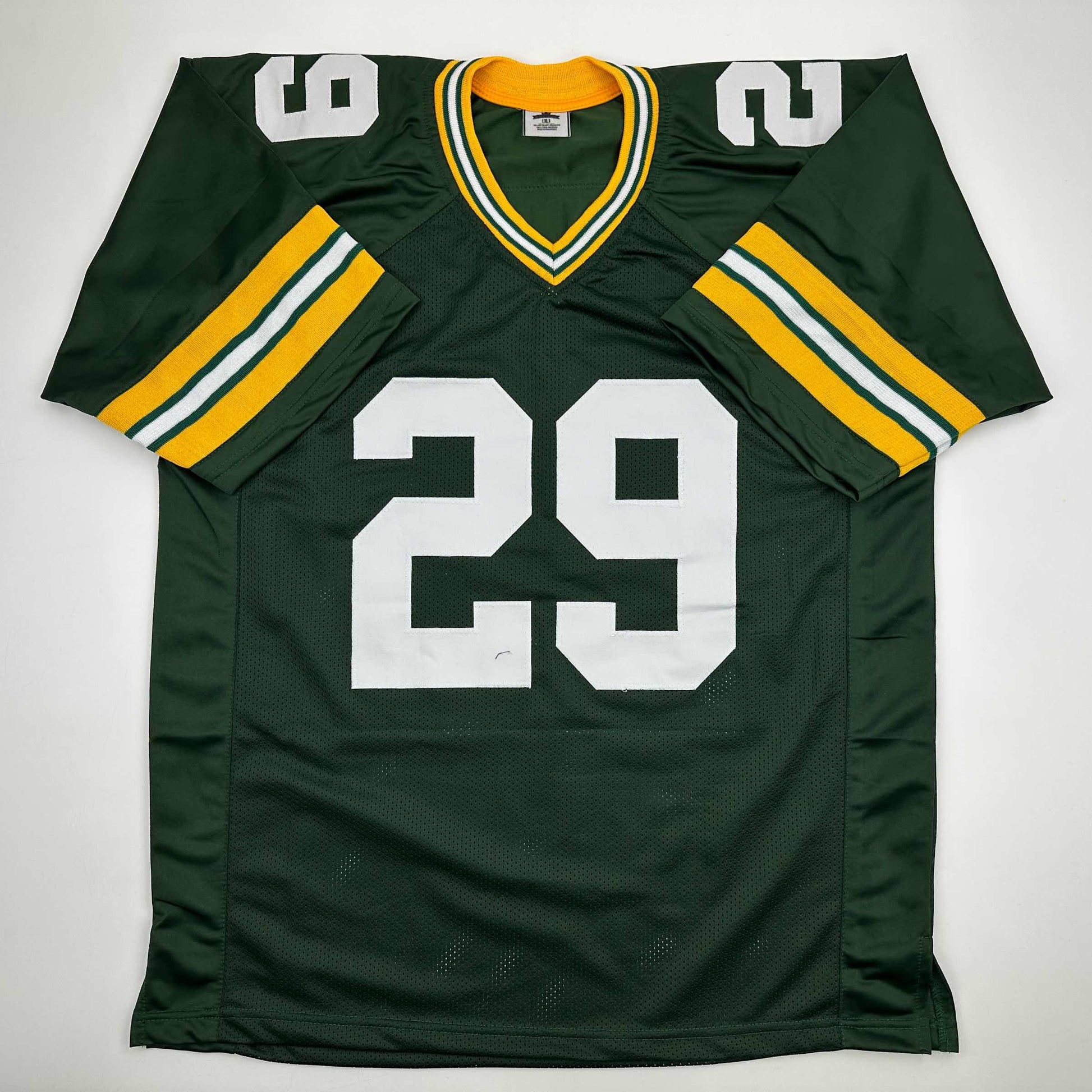 Autographed/Signed Xavier McKinney Green Bay Green Football Jersey JSA COA