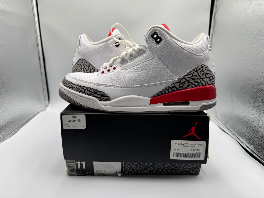 PRE OWNED Jordan 3 Retro Hall of Fame
