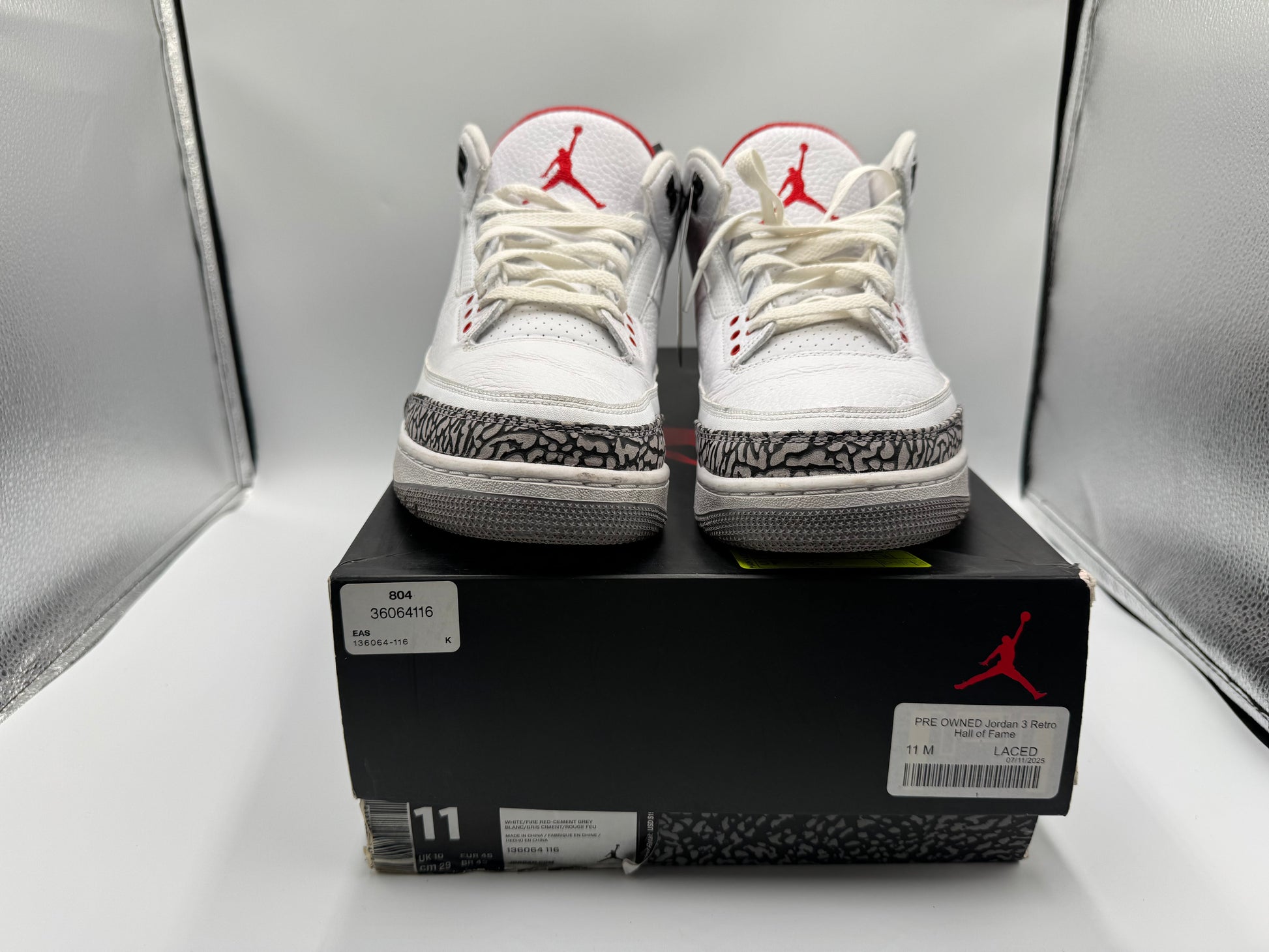 PRE OWNED Jordan 3 Retro Hall of Fame