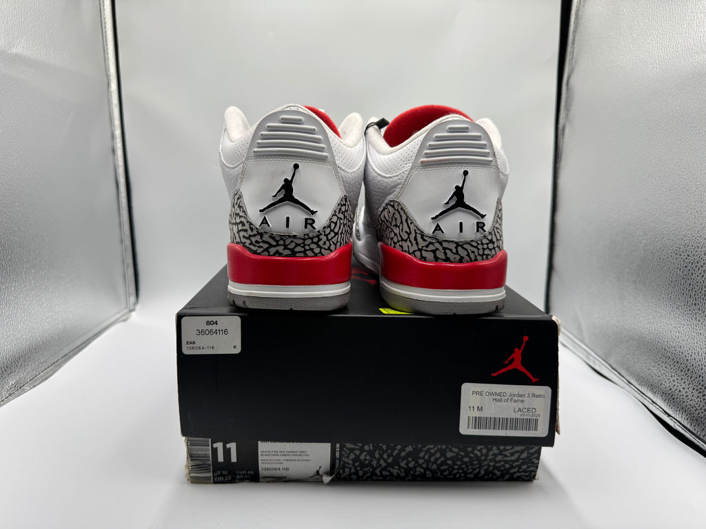 PRE OWNED Jordan 3 Retro Hall of Fame
