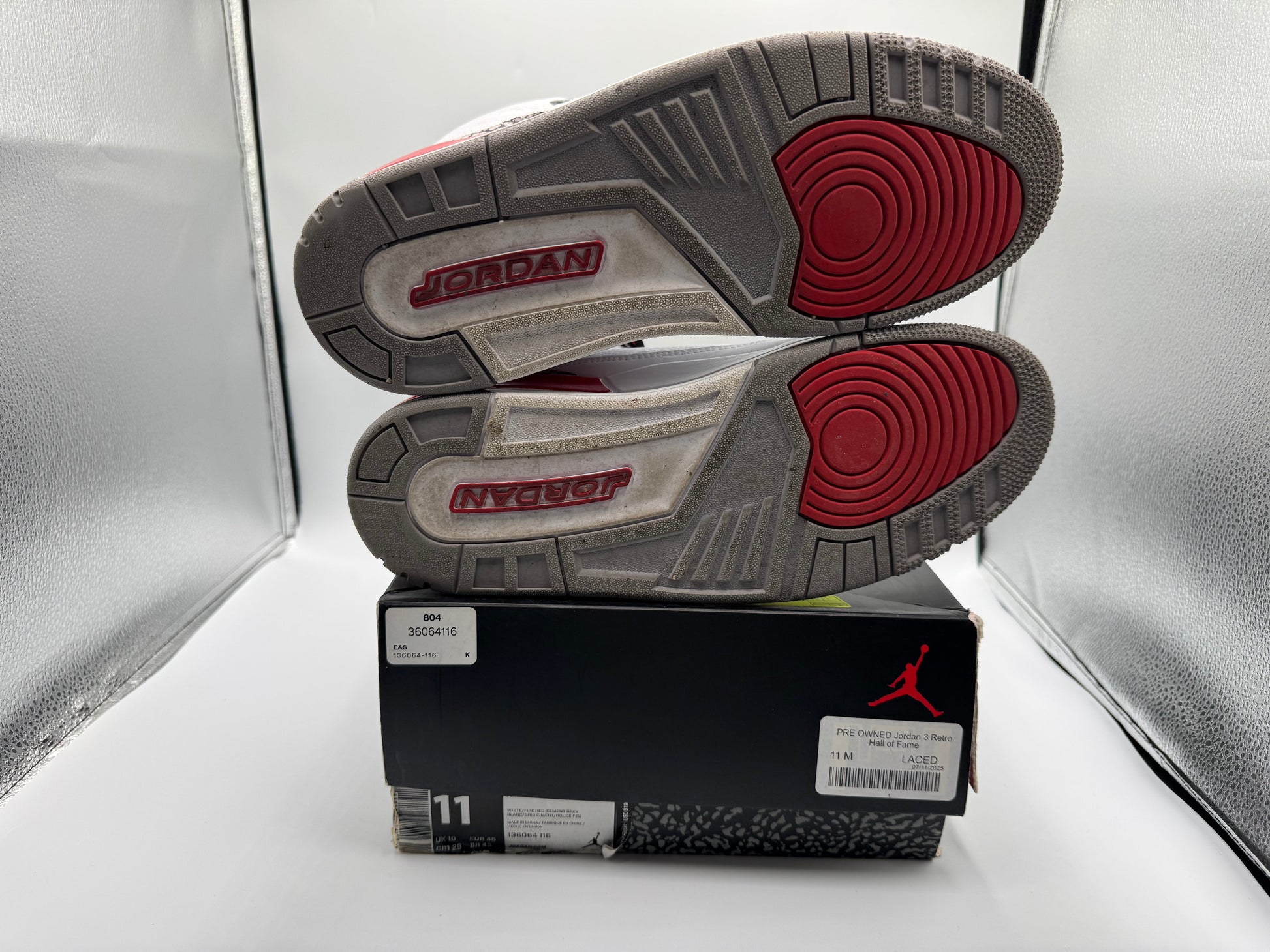 PRE OWNED Jordan 3 Retro Hall of Fame