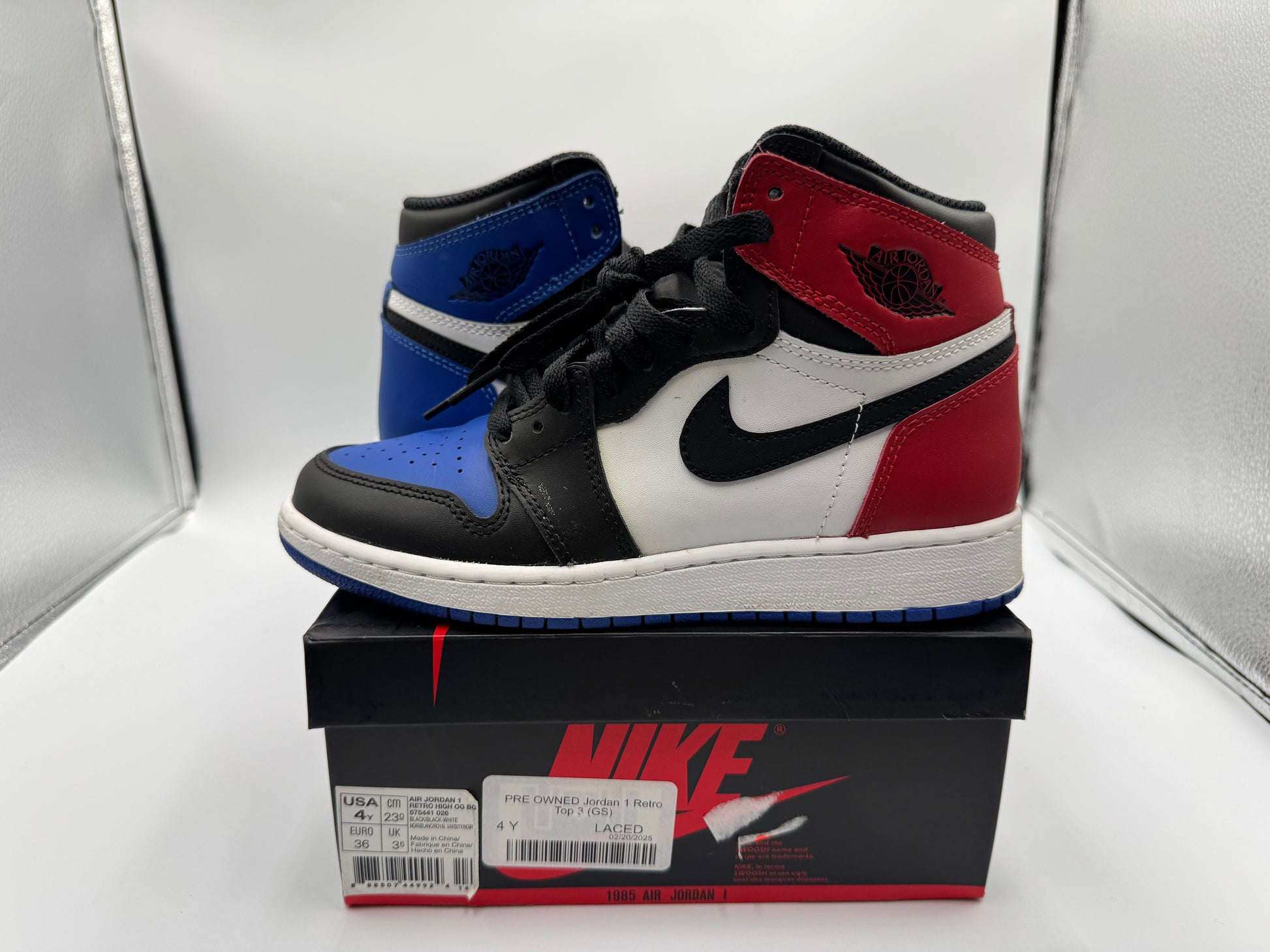 PRE OWNED Jordan 1 Retro Top 3 (GS)