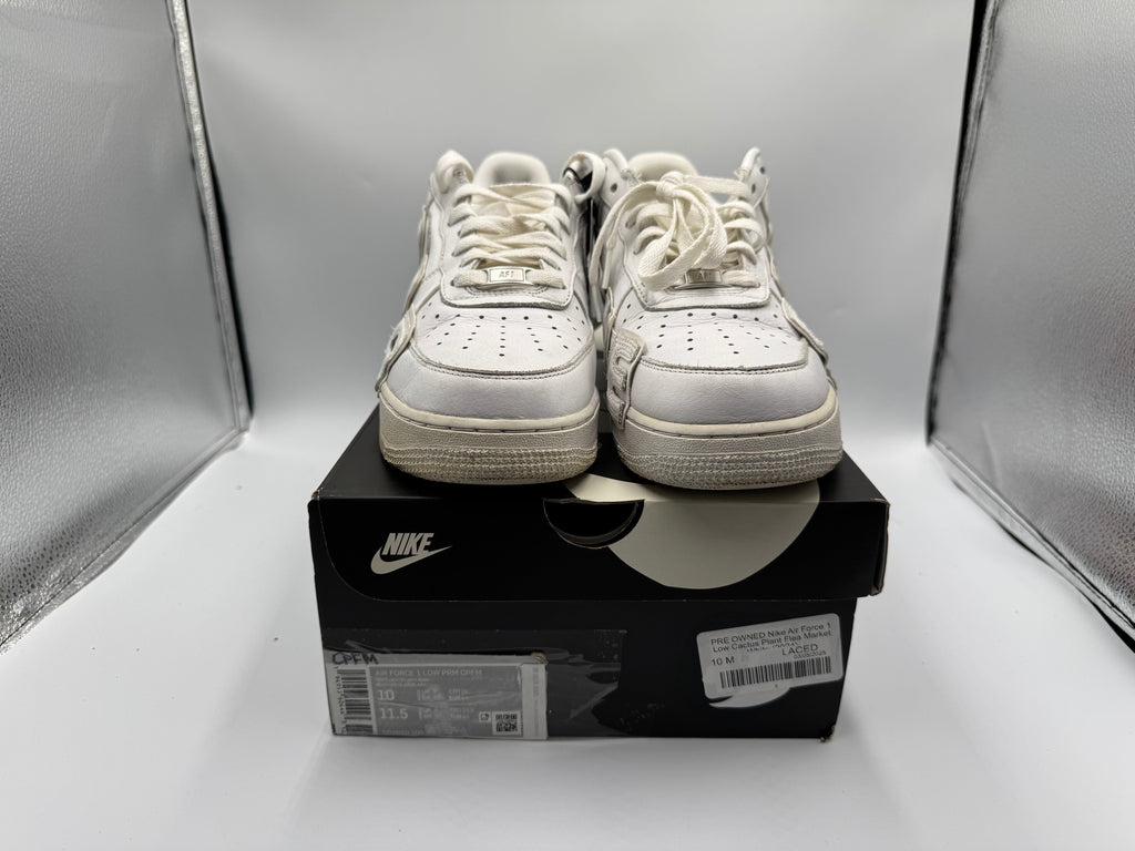 PRE OWNED Nike Air Force 1 Low Cactus Plant Flea Market White (2024)