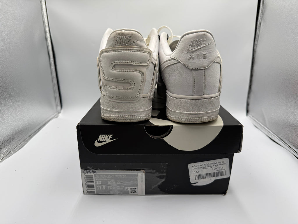 PRE OWNED Nike Air Force 1 Low Cactus Plant Flea Market White (2024)