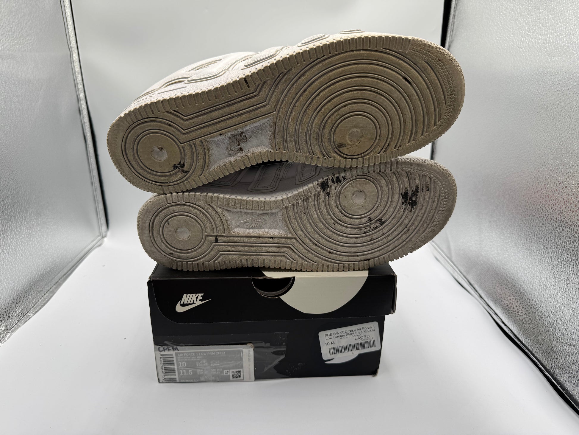 PRE OWNED Nike Air Force 1 Low Cactus Plant Flea Market White (2024)