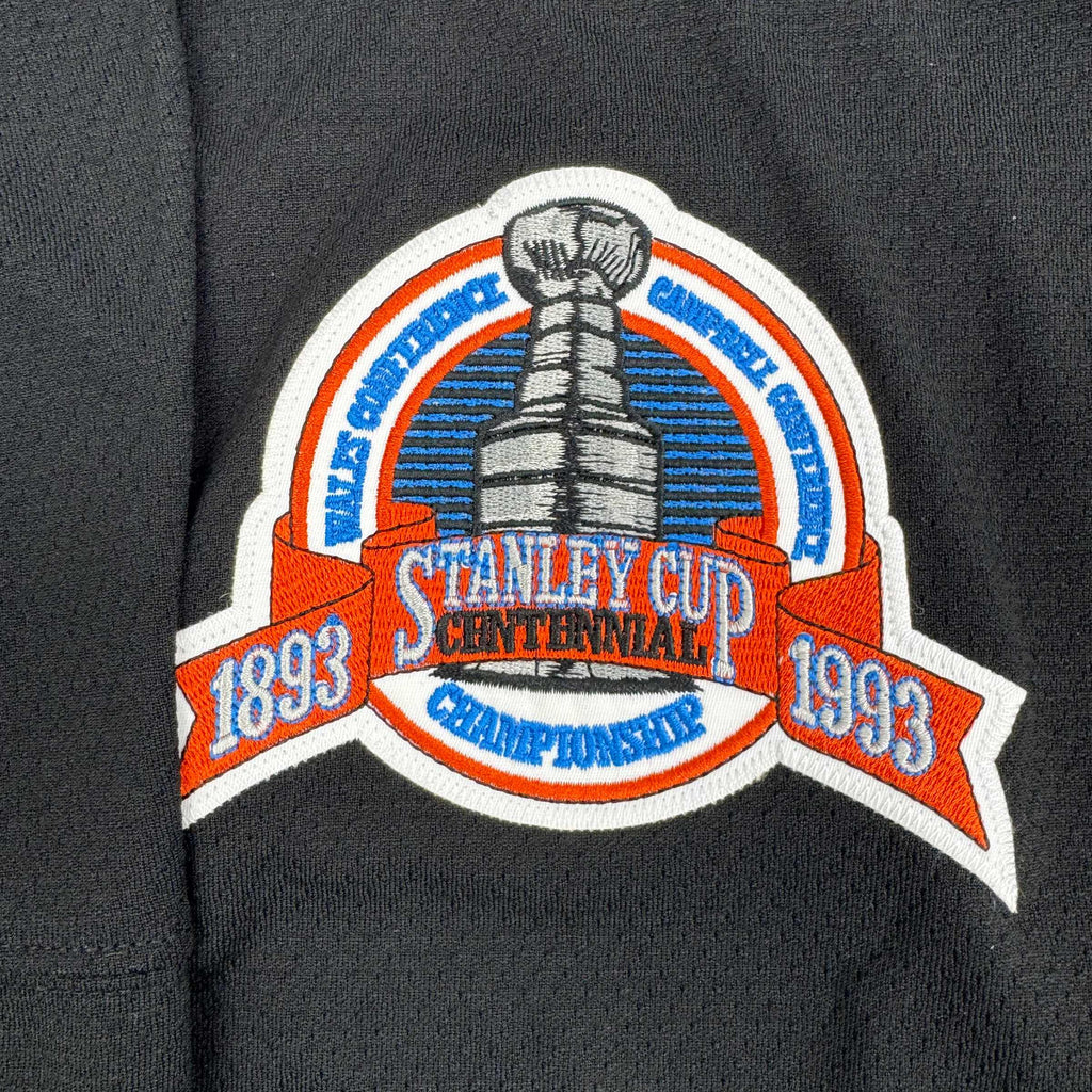Autographed/Signed Wayne Gretzky Los Angeles Kings Black Mitchell & Ness Vintage Hockey Jersey Fanatics COA