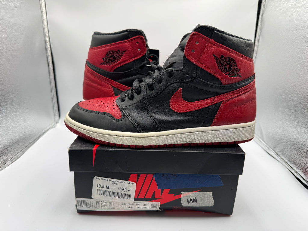 PRE OWNED Air Jordan Retro 1 "Bred" 2016