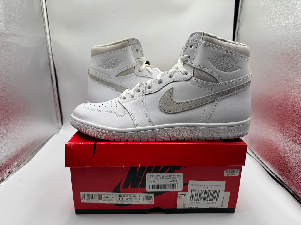 PRE OWNED Jordan 1 Retro High '85 Neutral Grey