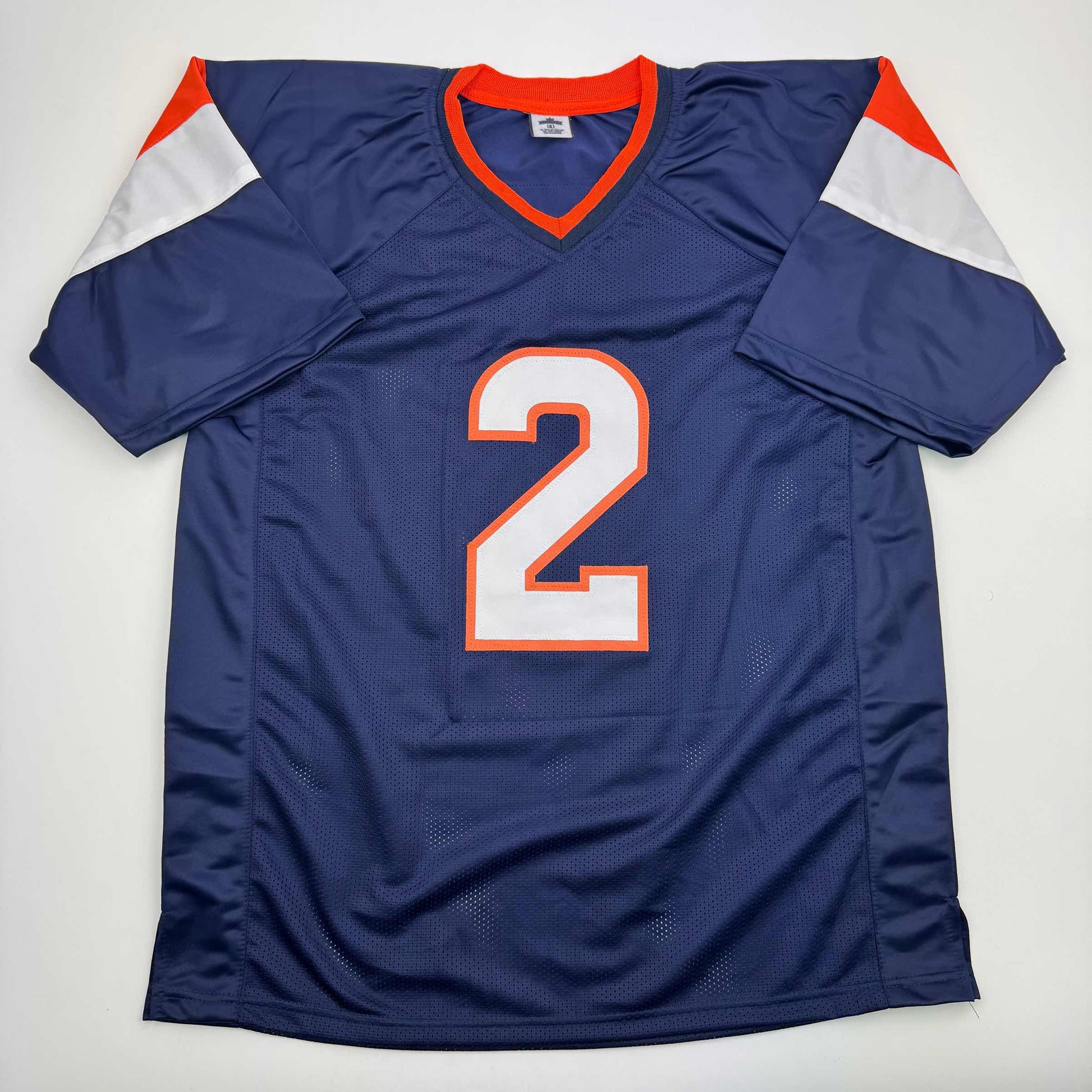 Autographed/Signed Patrick Surtain II Denver Blue Football Jersey JSA COA #2