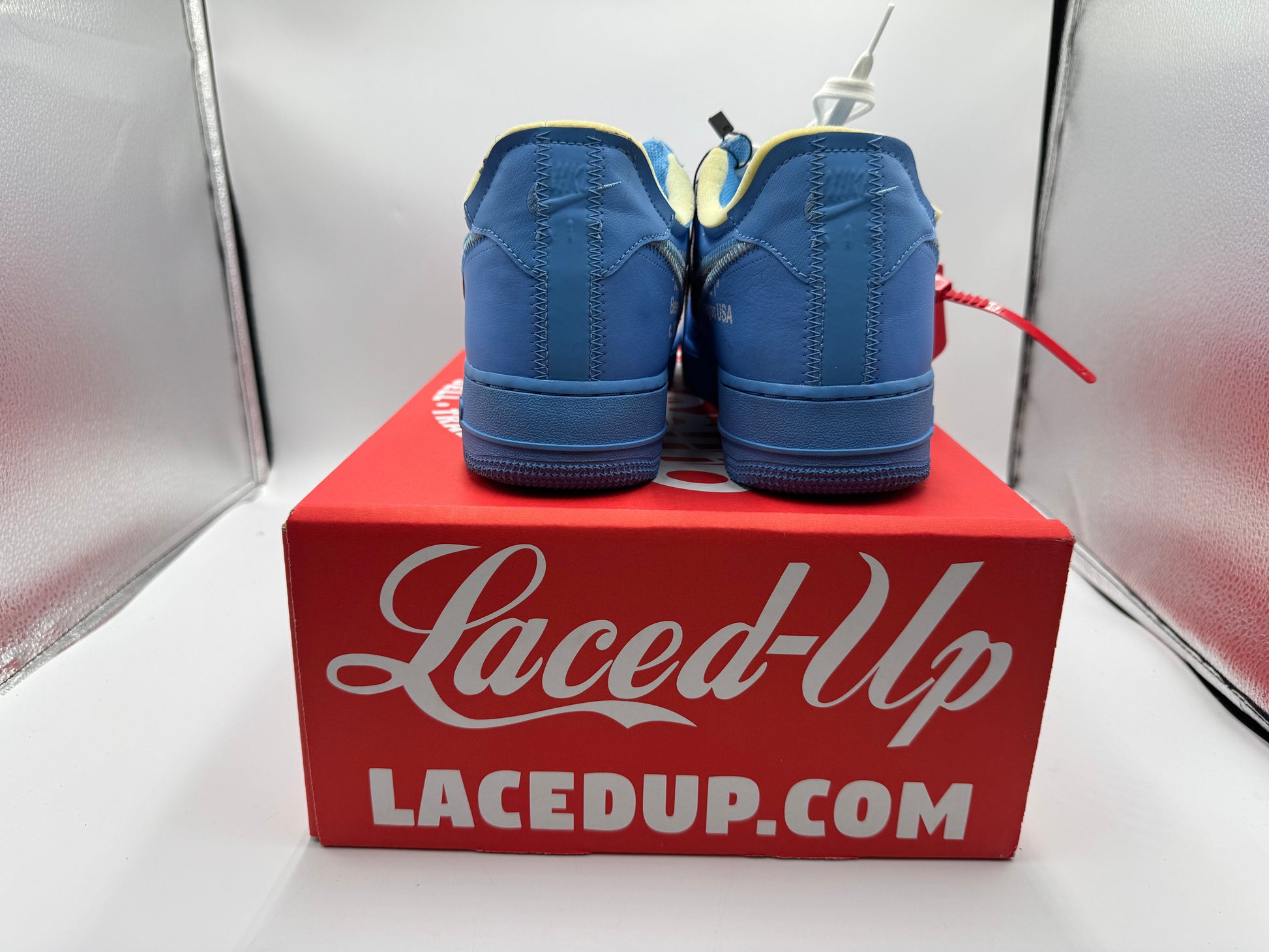PRE OWNED Nike Air Force 1 Low Off-White MCA University Blue No Box