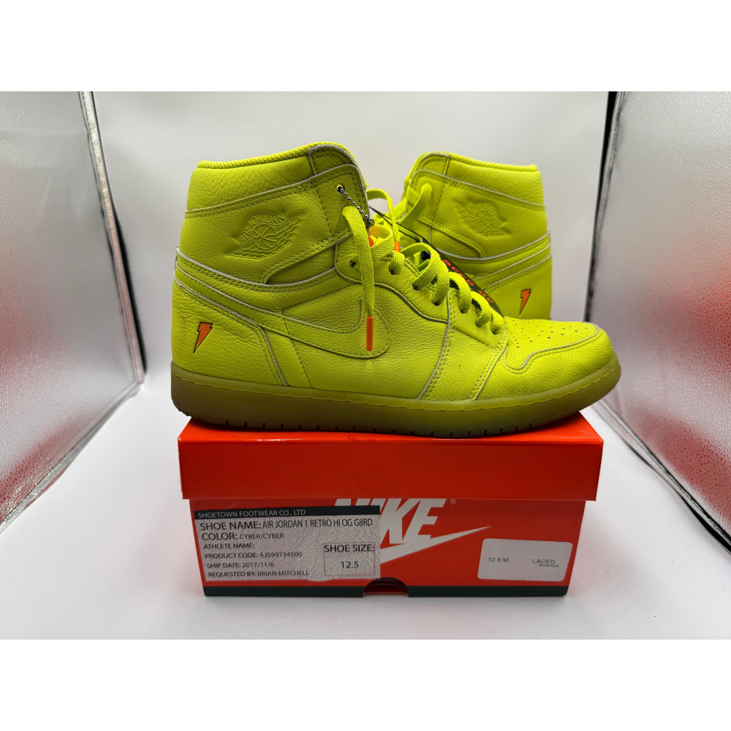 PRE OWNED Jordan 1 Retro High Gatorade Cyber