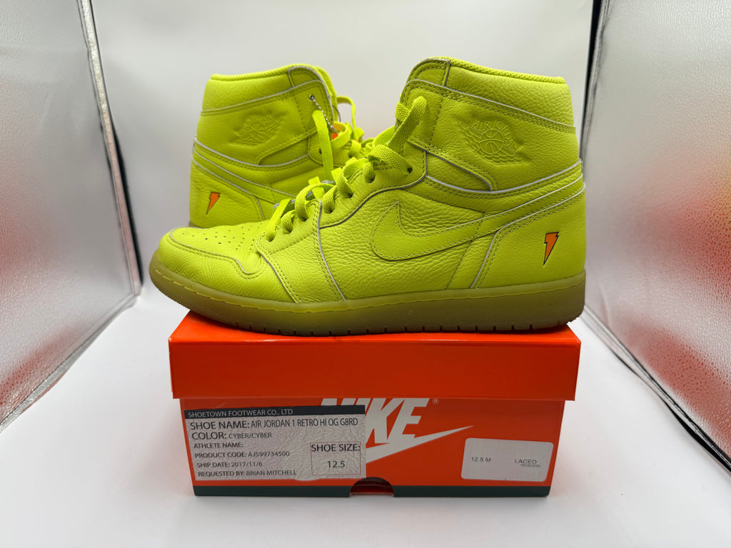 PRE OWNED Jordan 1 Retro High Gatorade Cyber