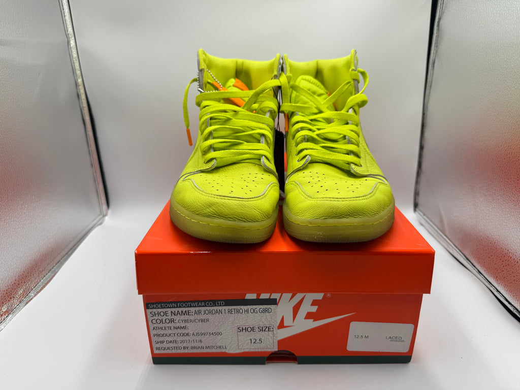 PRE OWNED Jordan 1 Retro High Gatorade Cyber