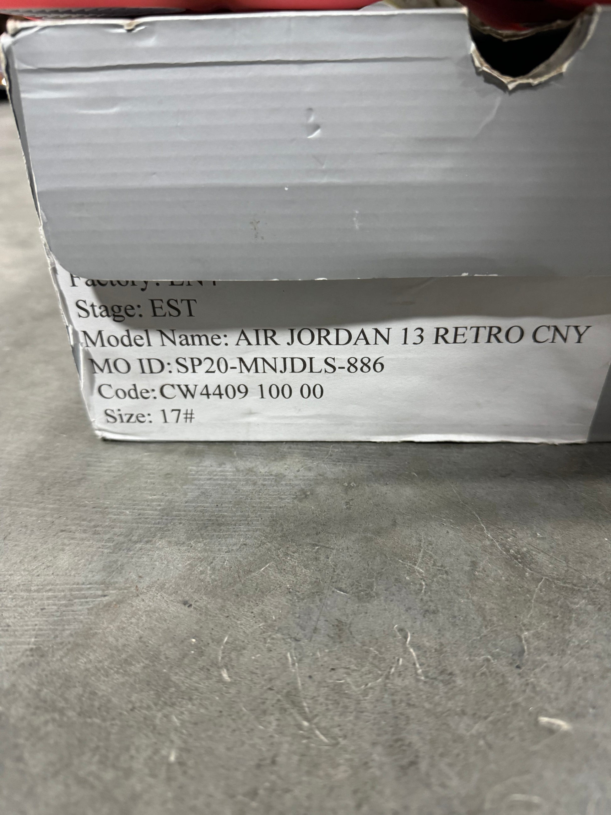 DEADSTOCK Air Jordan Retro 13 "Player Samples Jeff S"