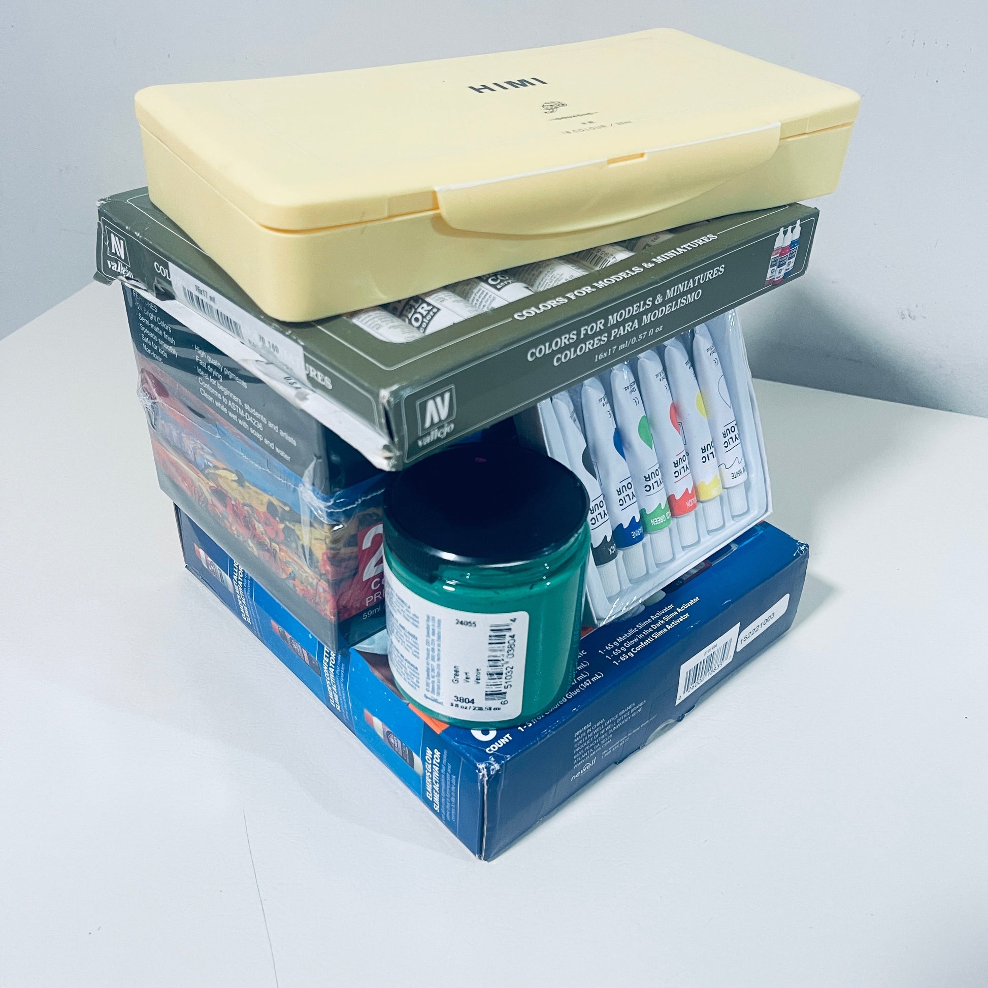 DAMAGED - Acrylic Paint Art Supply Classroom Bundle - SOLD AS IS - PARTS ONLY