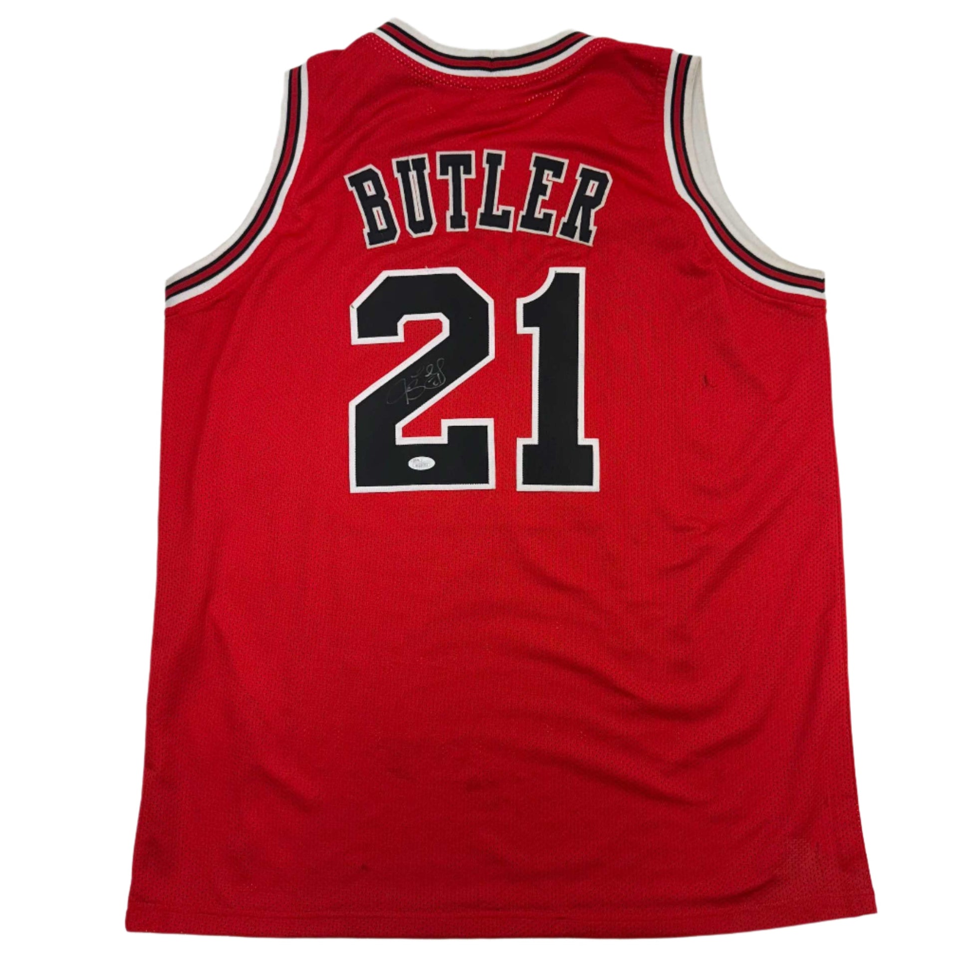 Autographed/Signed Jimmy Butler Chicago Red Basketball Jersey JSA COA
