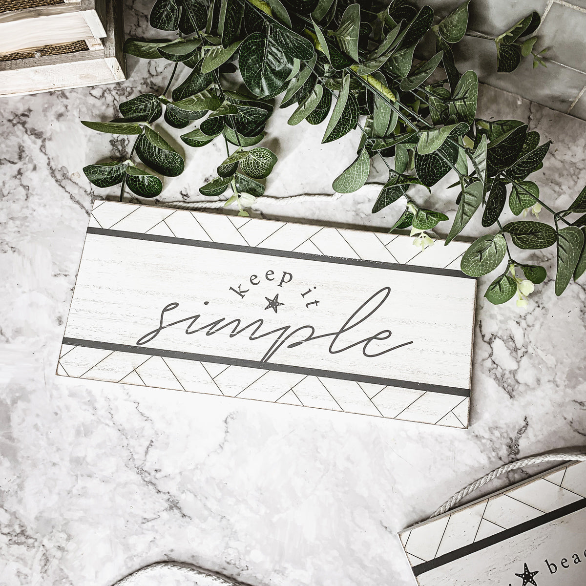 Beach House Hanging Signs - Coastal Door Wall Shelf Decor, 3 Styles, Summer
