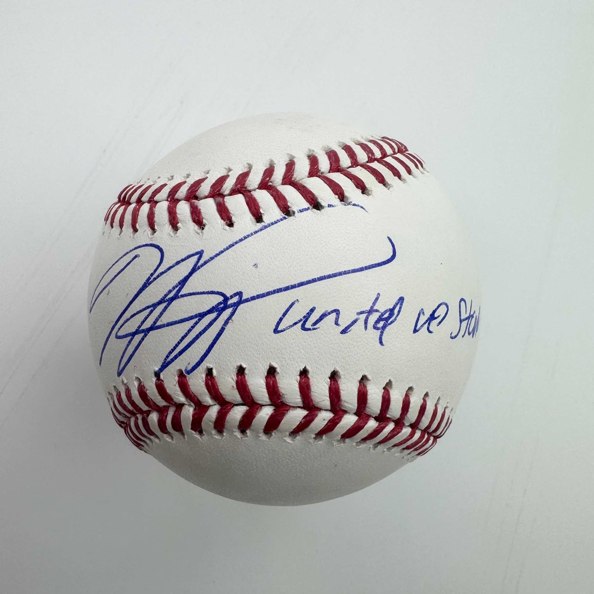Autographed/Signed Mike Piazza "Together We Stand" Rawlings Official Major League ROML Baseball Fanatics COA