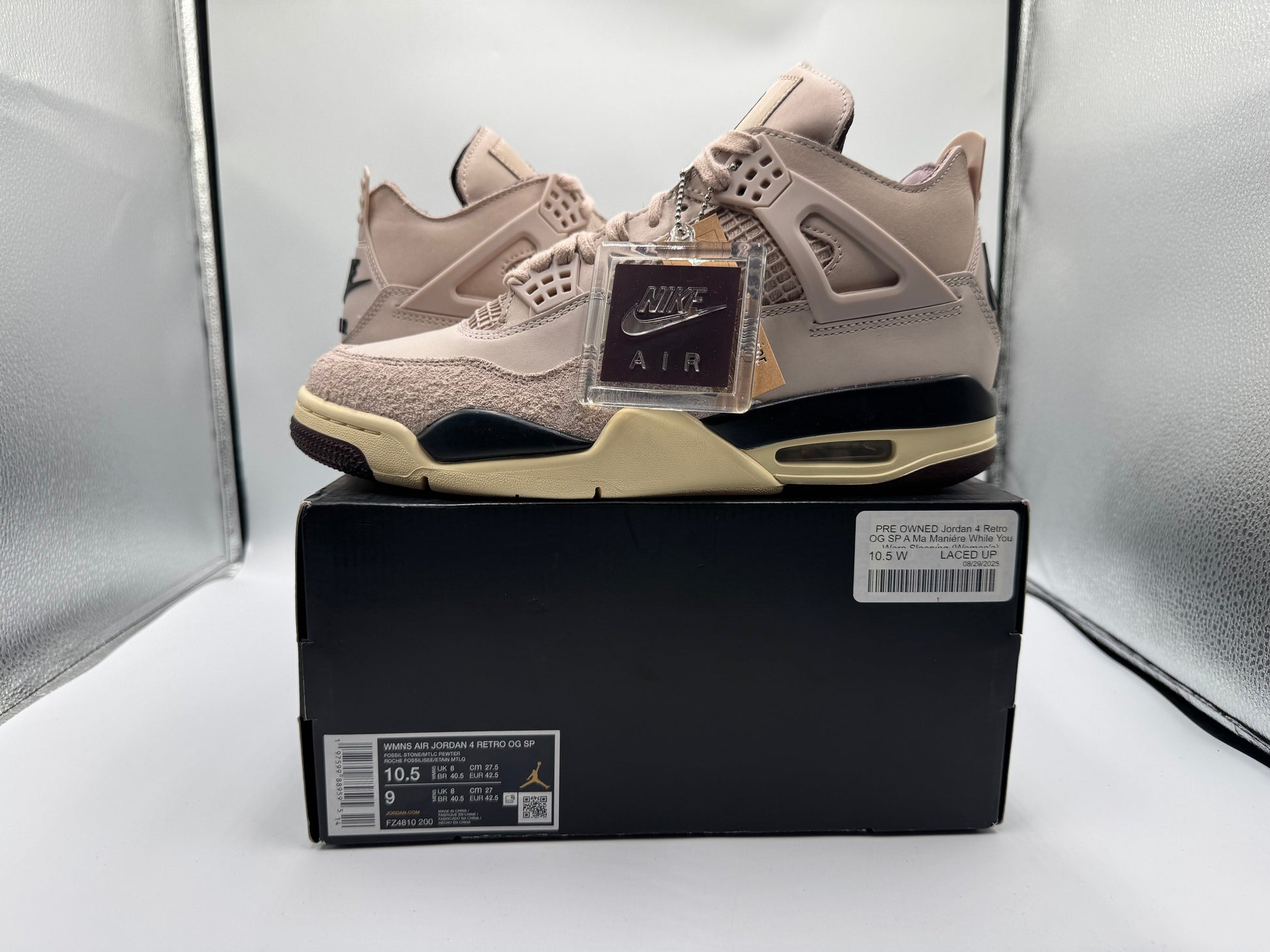 PRE OWNED Jordan 4 Retro OG SP A Ma Maniére While You Were Sleeping (Women's)