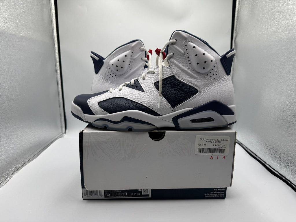 PRE OWNED Jordan 6 Retro Olympic (2024)