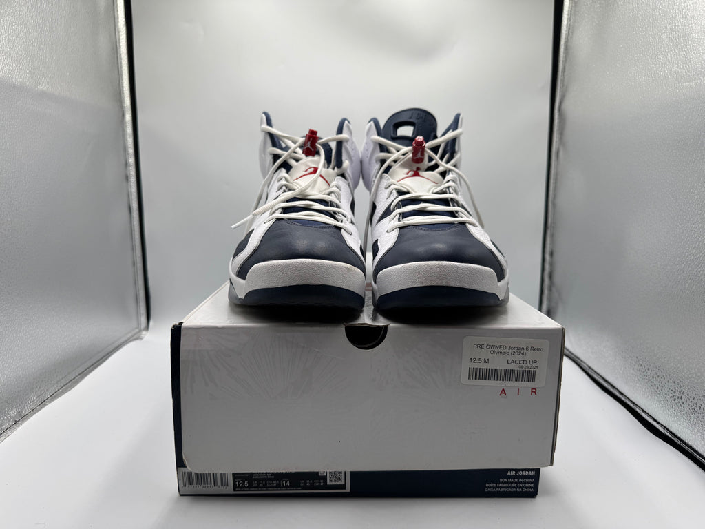 PRE OWNED Jordan 6 Retro Olympic (2024)