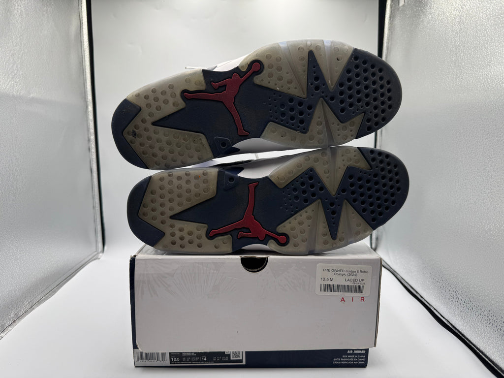 PRE OWNED Jordan 6 Retro Olympic (2024)