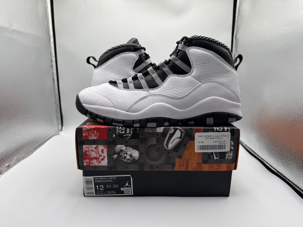 PRE OWNED Jordan 10 Retro OG Steel (2025)