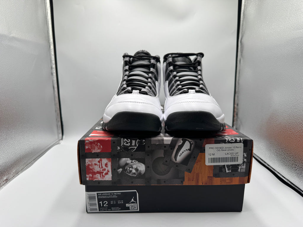PRE OWNED Jordan 10 Retro OG Steel (2025)
