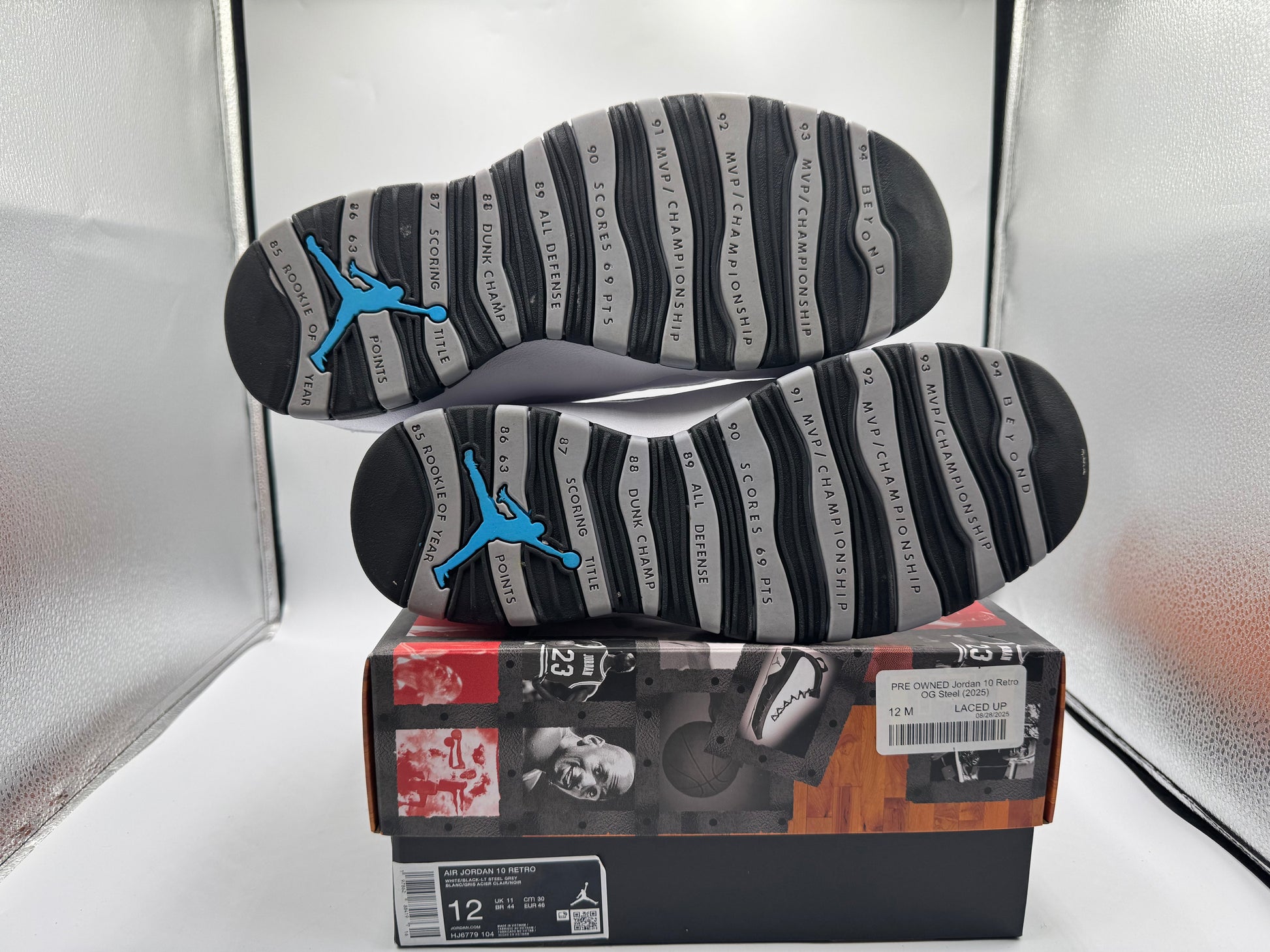 PRE OWNED Jordan 10 Retro OG Steel (2025)