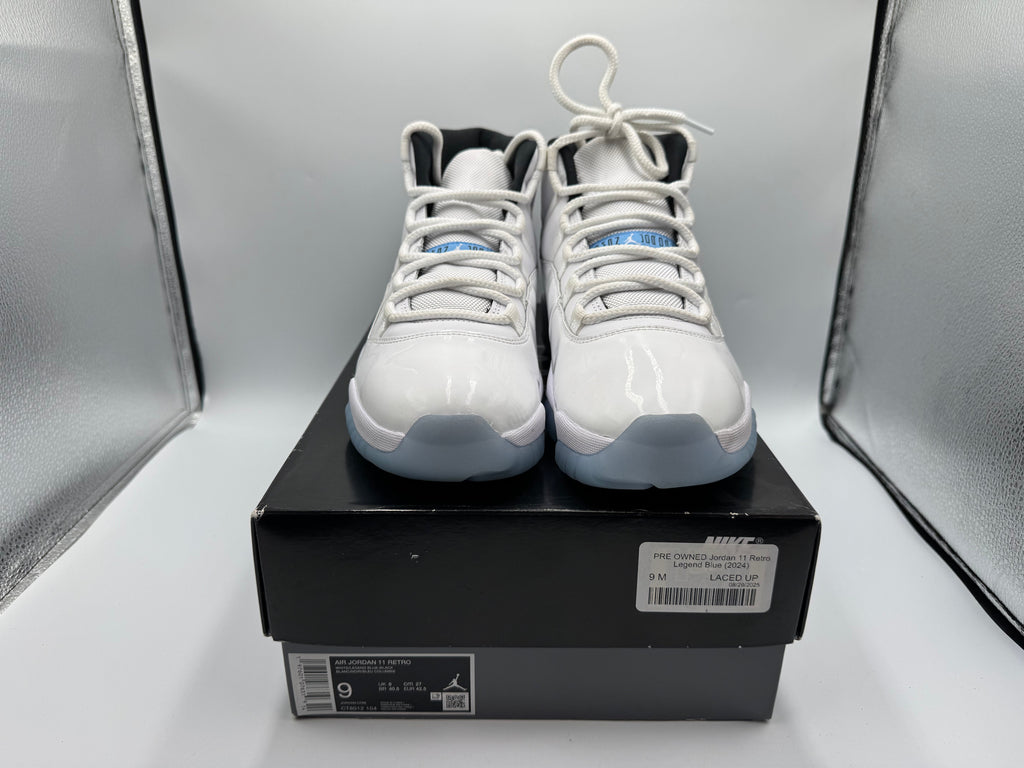 PRE OWNED Jordan 11 Retro Legend Blue (2024)