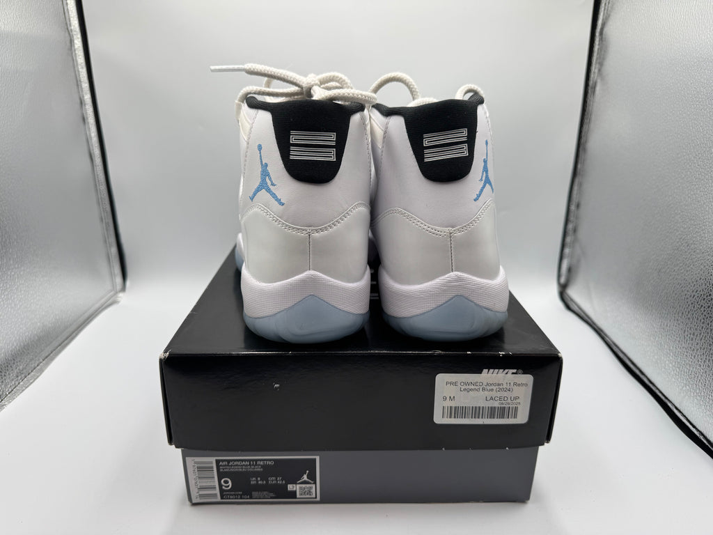 PRE OWNED Jordan 11 Retro Legend Blue (2024)