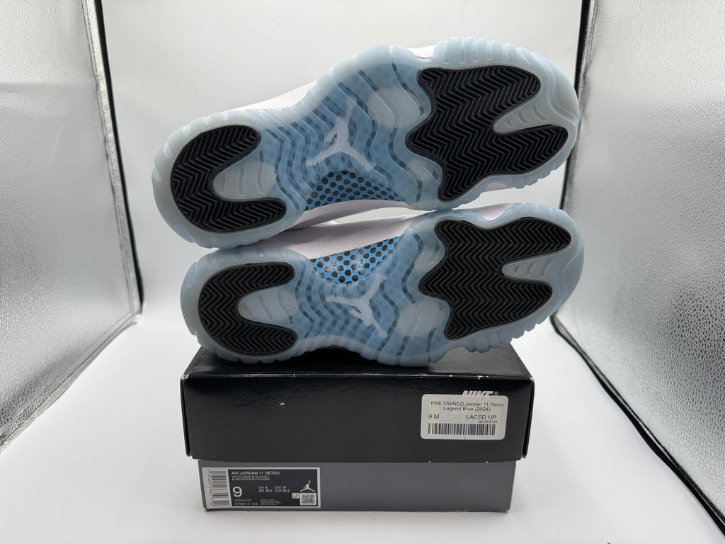 PRE OWNED Jordan 11 Retro Legend Blue (2024)