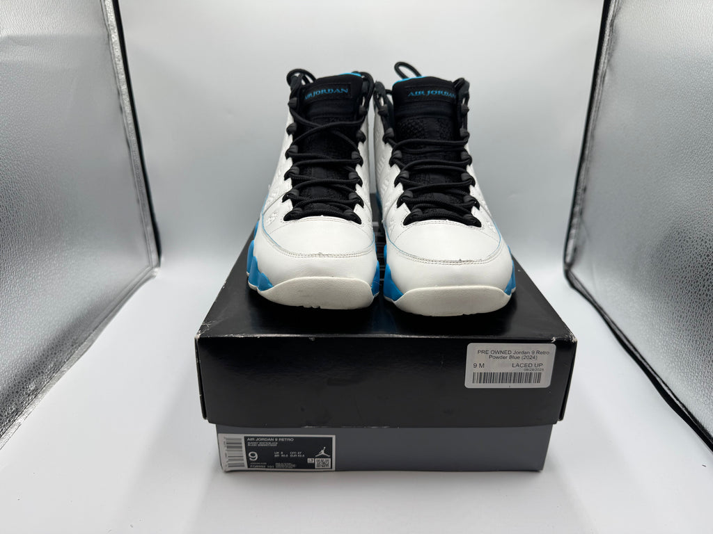 PRE OWNED Jordan 9 Retro Powder Blue (2024)