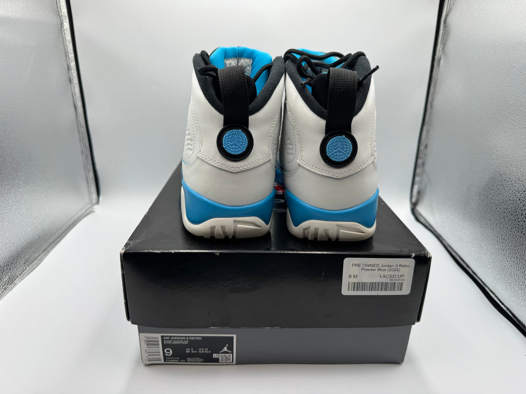 PRE OWNED Jordan 9 Retro Powder Blue (2024)