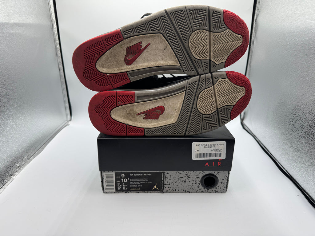 PRE OWNED Jordan 4 Retro Bred (2019)