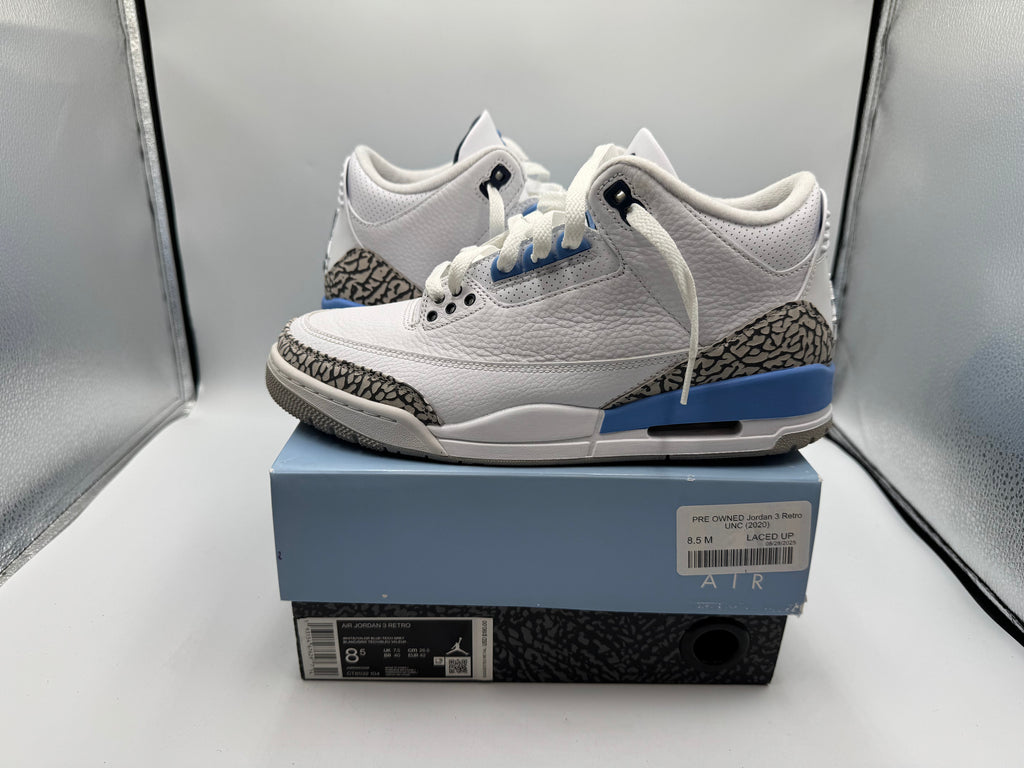 PRE OWNED Jordan 3 Retro UNC (2020)
